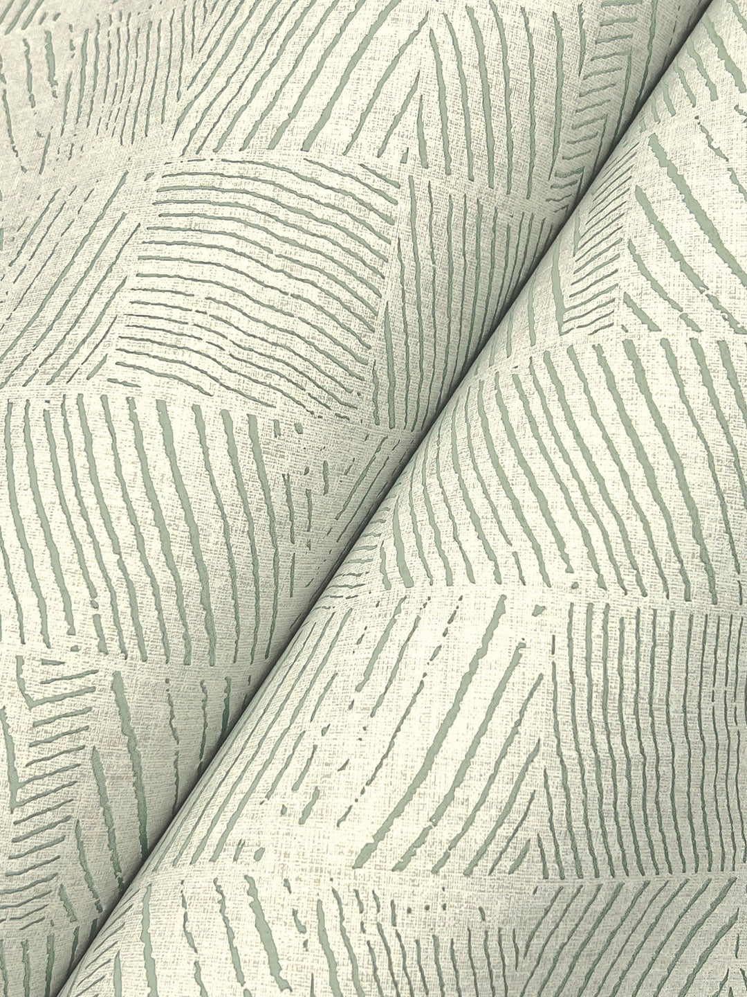 Woodcut Green & Stone Wallpaper by York Wallcoverings Designer