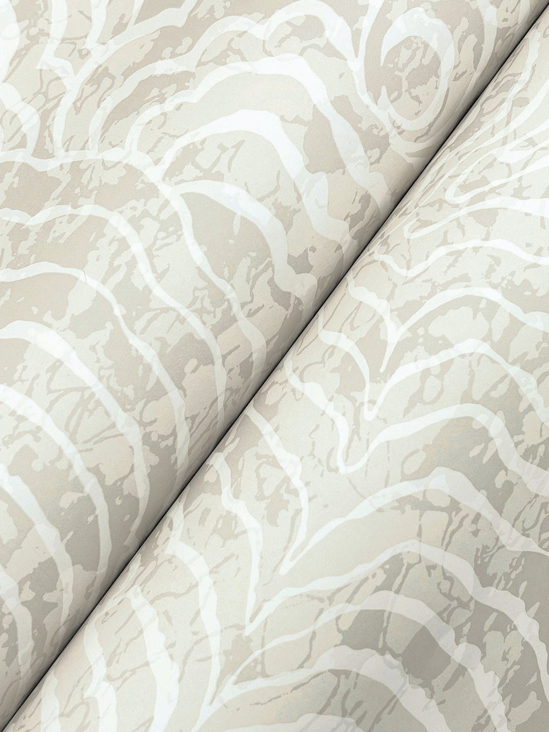 Ocean Jasper White Wallpaper by York Wallcoverings Designer