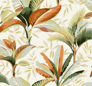 Summerhouse Sienna Wallpaper by York Wallcoverings
