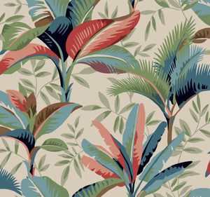 Summerhouse Savanna Wallpaper by York Wallcoverings