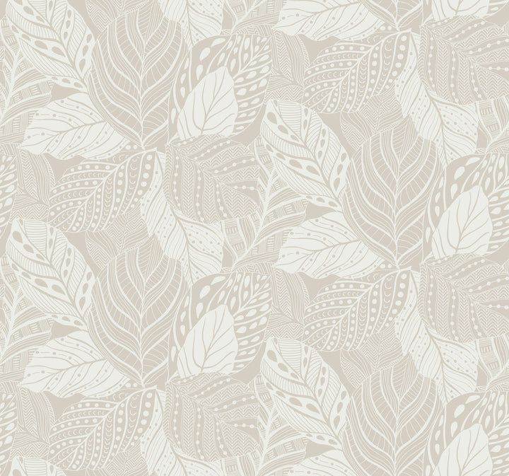 Vinca White Metallic Wallpaper by York Wallcoverings Greenhouse Covers about 60.8 square feet 27-in by 27-ft long roll Unpasted 25.25 - Fabric Carolina -