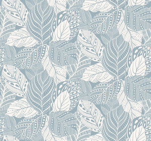 Vinca Blue Wallpaper by York Wallcoverings