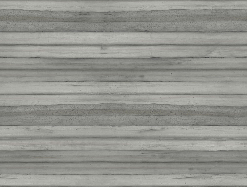 Pandora Leaf Grey Wallpaper by Inspired by Color Black & White, III Covers about 60.8 square feet 27-in by 27-ft long roll Prepasted 20.5 - Fabric Carolina -