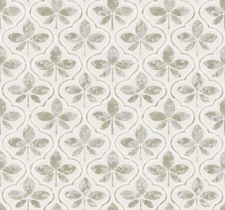 Sevilla Grey Wallpaper by York Wallcoverings Greenhouse Covers about 60.8 square feet 27-in by 27-ft long roll Prepasted 25.25 - Fabric Carolina -