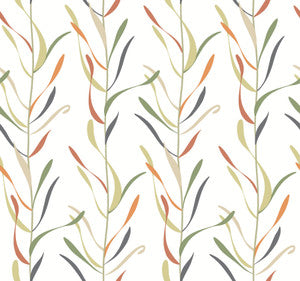 Chloe Vine Sienna Wallpaper by York Wallcoverings