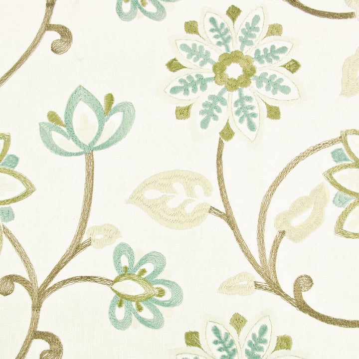 Gondola 1 Mineral by Stout Fabric Color My Window Bahama/Seaglass 52% Cotton 48% Polyester Polyester Embroidery INDIA FLAME RETARDANT-N.F.P.A. 260A CLASS 1 CATB 117-2013 WYZENBEEK 30 000 DOUBLE RUB WEAR TEST (HEAVY DUTY) Horizontal: 13 and Vertical: 9 52 in - Fabric Carolina -