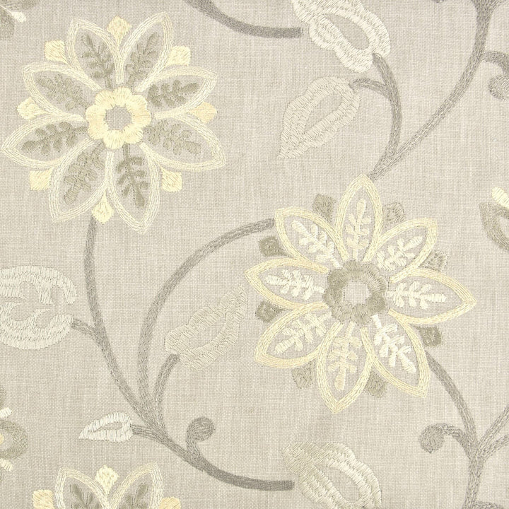 Gondola 3 Shadow by Stout Fabric Color My Window Jute/Taupe 52% Cotton 48% Polyester Polyester Embroidery INDIA FLAME RETARDANT-N.F.P.A. 260A CLASS 1 CATB 117-2013 WYZENBEEK 30 000 DOUBLE RUB WEAR TEST (HEAVY DUTY) Horizontal: 13 and Vertical: 9 52 in - Fabric Carolina -