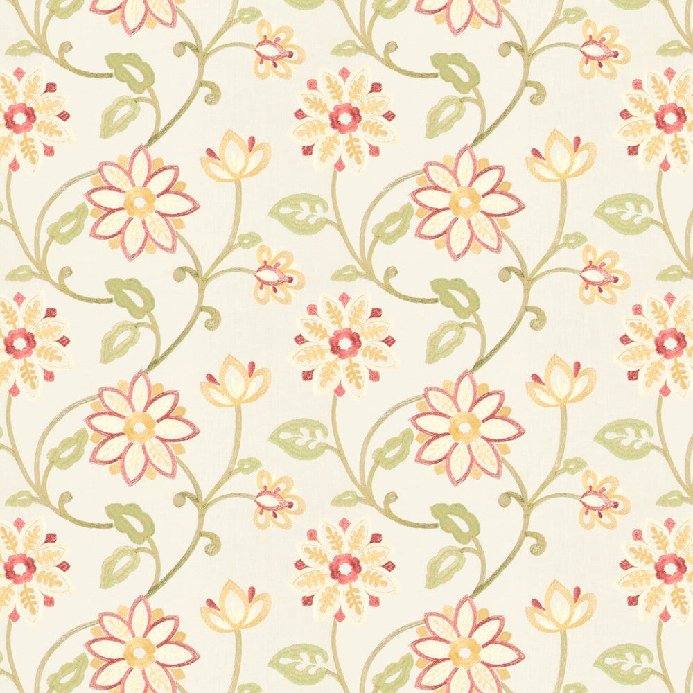 Gondola 5 Rosewood by Stout Fabric Comfortable Living Coral/Shrimp 52% Cotton 48% Polyester Polyester Embroidery INDIA FLAME RETARDANT-N.F.P.A. 260A CLASS 1 CATB 117-2013 WYZENBEEK 30 000 DOUBLE RUB WEAR TEST (HEAVY DUTY) Horizontal: 13 and Vertical: 9 52 in - Fabric Carolina -