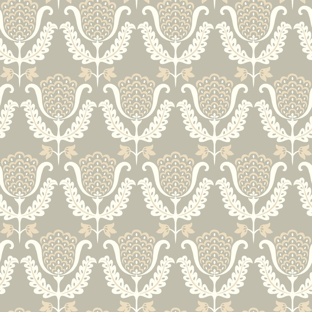 Grey One Wish Wallpaper by Waverly Waverly Garden Party Covers about 56.4 square feet 20.5-in by 33-ft long roll Prepasted 10.25 - Fabric Carolina -