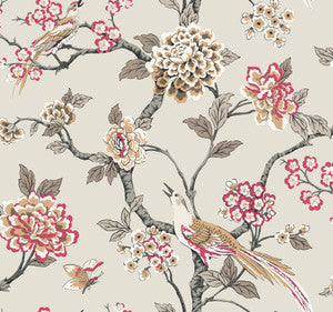 Fanciful Beige Wallpaper by York Wallcoverings