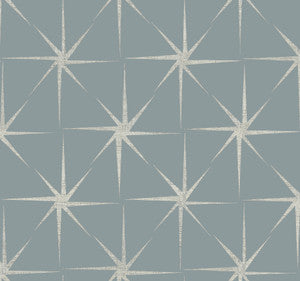 Evening Star Blue Wallpaper by York Wallcoverings