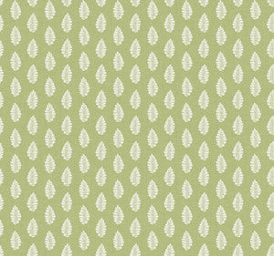 Leaf Pendant Green Wallpaper by York Wallcoverings