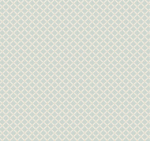 Diamond Gate Blue & Taupe Wallpaper by York Wallcoverings