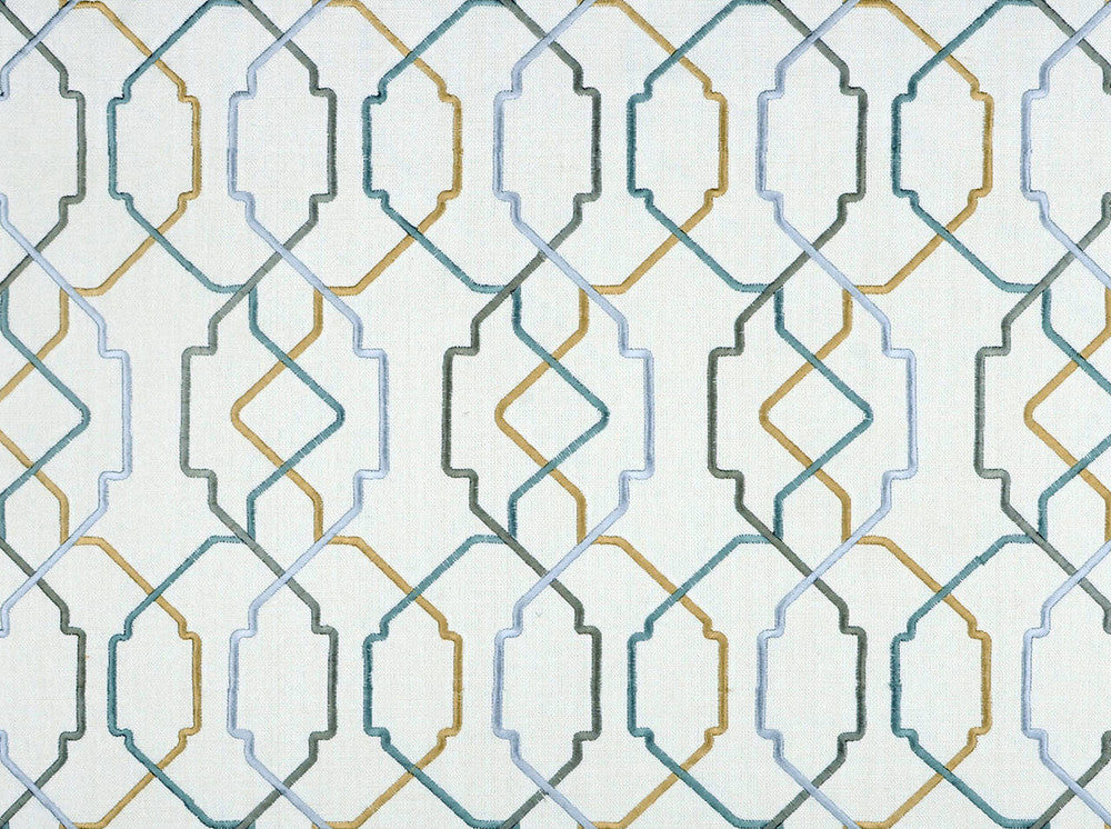 Grayson Serenity 503 by Covington Designer Fabric our website for purchase 100% Cotton India 22000 Horizontal: 13.5" and Vertical: 12.5" 54" - Swanky Fabrics -