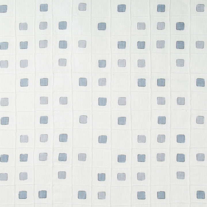 Gridwork Slate by Kravet Basics Fabric JEFFREY ALAN MARKS OCEANVIEW LINEN - 99%;COTTON - 1% India - Horizontal: 12.75 and Vertical: 12.75 50.5 - Fabric Carolina -