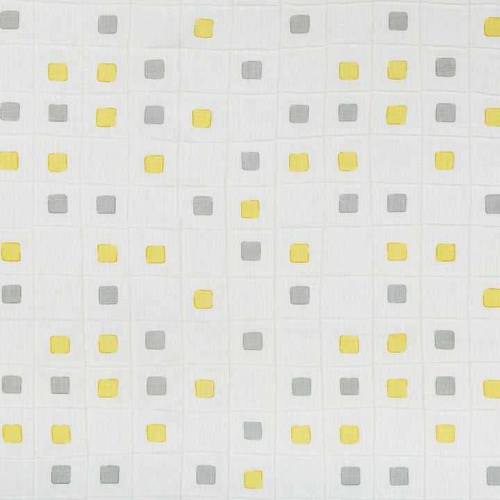 Gridwork Citrine by Kravet Basics Fabric JEFFREY ALAN MARKS OCEANVIEW LINEN - 99%;COTTON - 1% India HEAVY Horizontal: 12.75 and Vertical: 12.75 50.5 - Fabric Carolina -