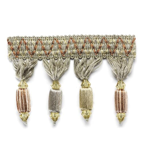 Grinnell 3 Pistachio by Stout Trim MONACO TRIM 80%SVI 20%ACR CHINA Horizontal: 0 and Vertical: 0 3.25 in - Fabric Carolina -