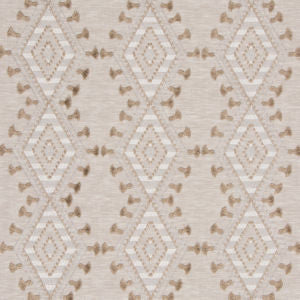 Grove Flaxen by Norbar Designer Fabric PANDORA 71% POLYESTER 29% COTTON INDIA 6 1/4"V 6 1/2"H 54 - Swanky Fabrics -