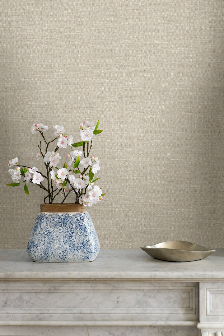 Nomi Alba Beige GT30007 by Seabrook Designs Designer Wallpaper