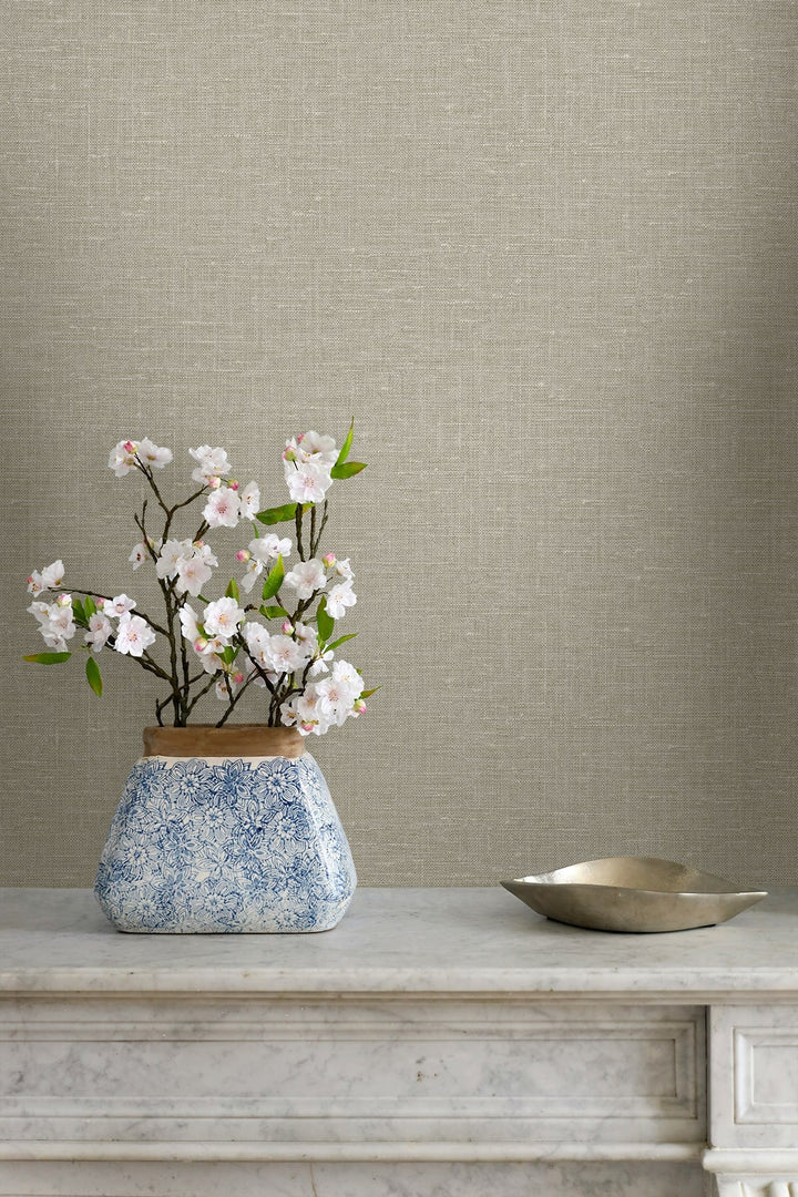 Nomi Taupe GT30026 by Seabrook Designs Designer Wallpaper