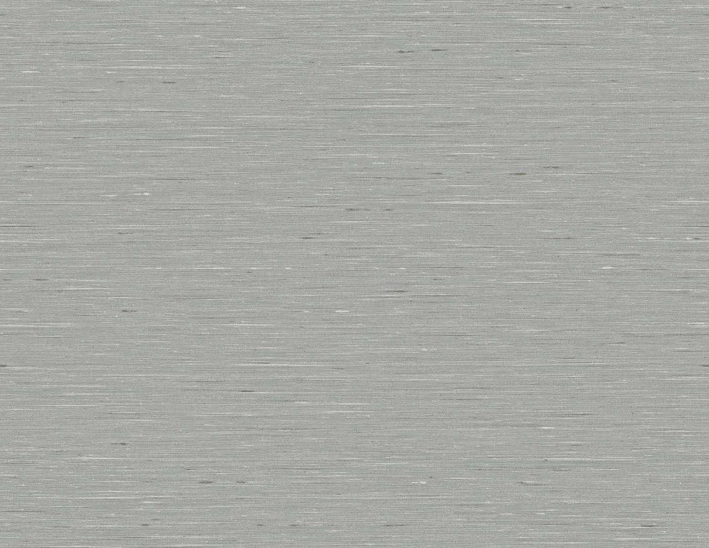 Bangkok Blue Gray by Seabrook Wallpaper Linen & Silk Textures United States 60.75 20.87" 27" - Fabric Carolina -