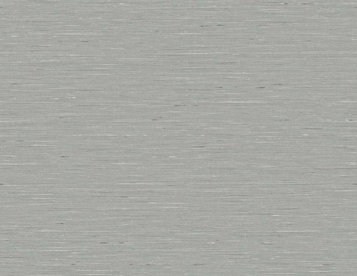 Bangkok Blue Gray by Seabrook Wallpaper Linen & Silk Textures United States 60.75 20.87" 27" - Fabric Carolina -