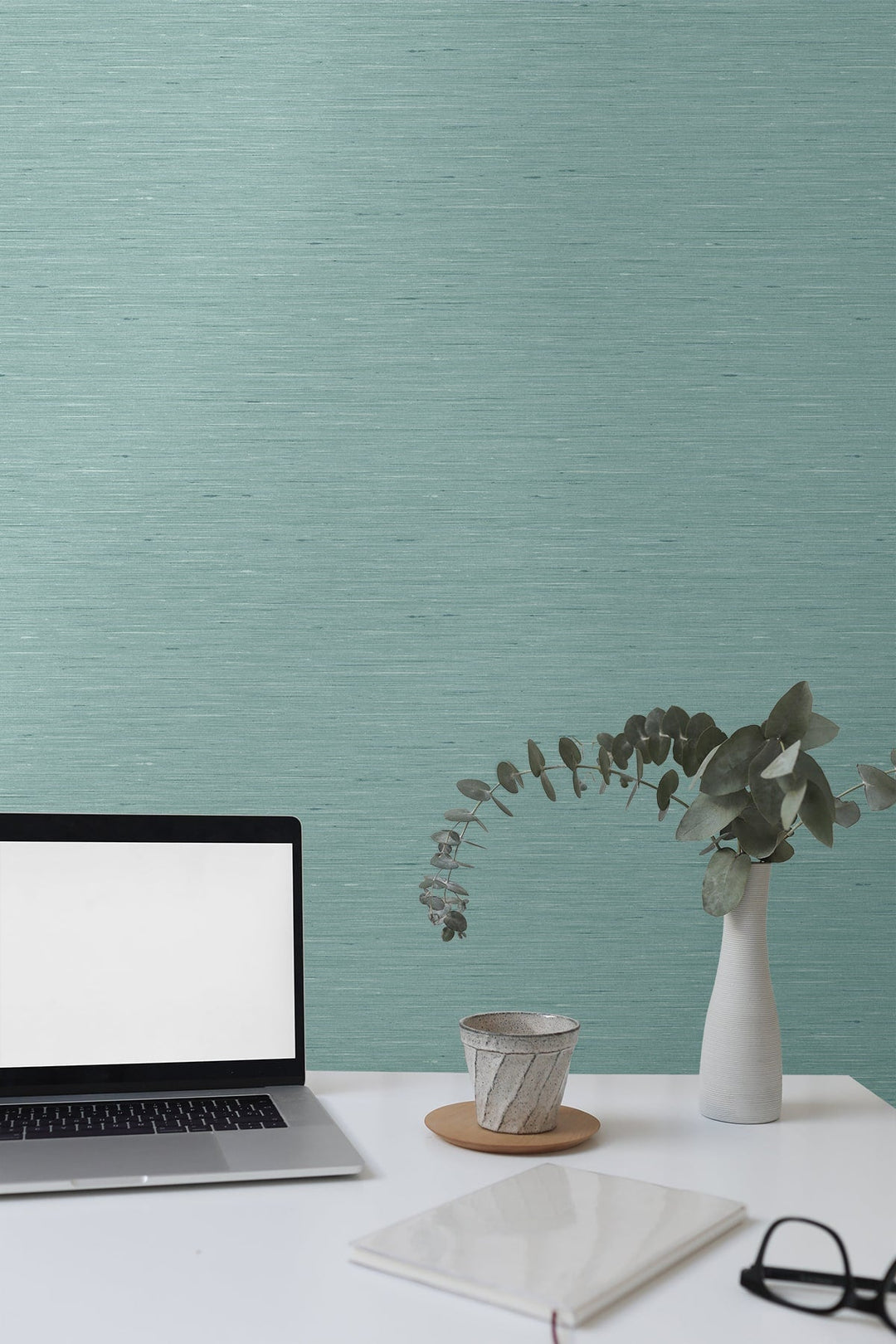 Bangkok Teal GT30118 by Seabrook Designs Designer Wallpaper