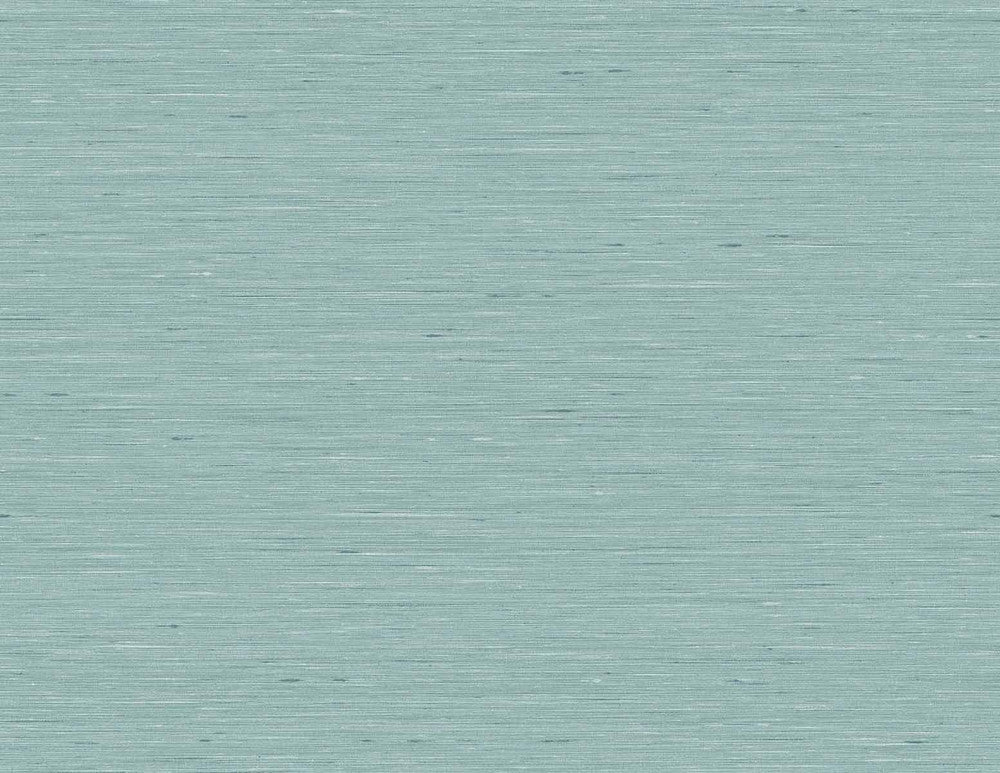 Bangkok Teal by Seabrook Wallpaper Linen & Silk Textures United States 60.75 20.87" 27" - Fabric Carolina -