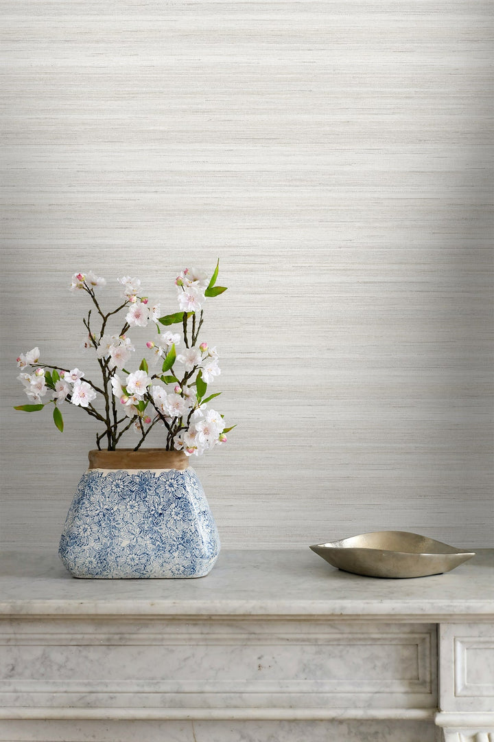 Meiya Highland White GT30401 by Seabrook Designs Designer Wallpaper