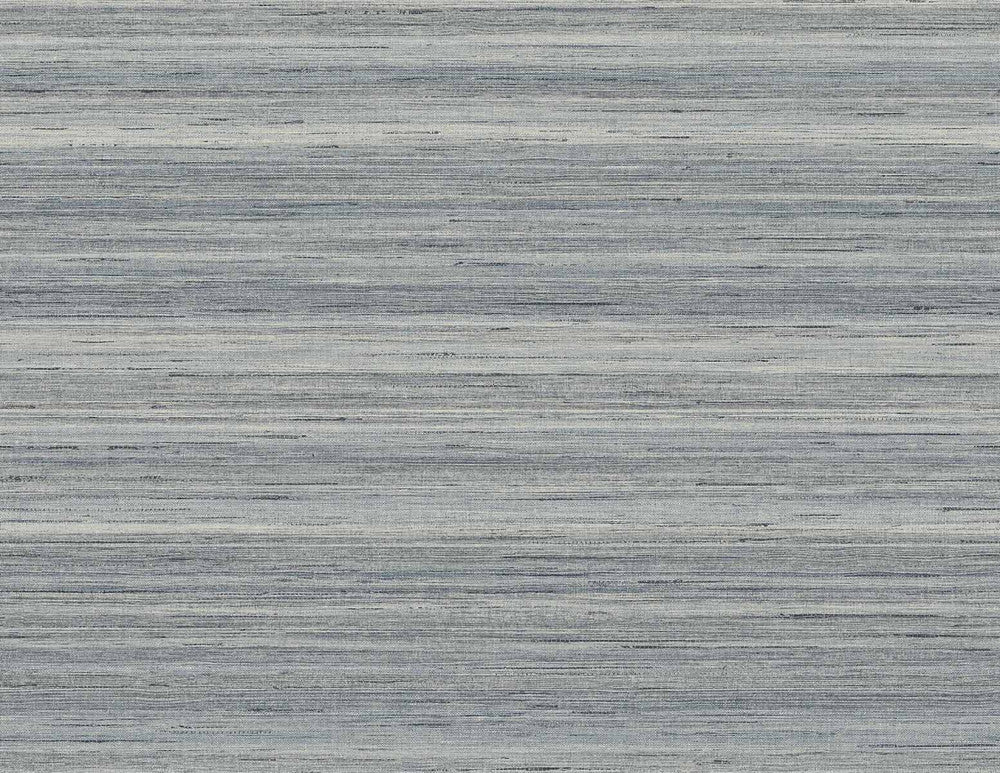 Meiya Slate Blue by Seabrook Wallpaper Linen & Silk Textures United States 60.75 20.87" 27" - Fabric Carolina -