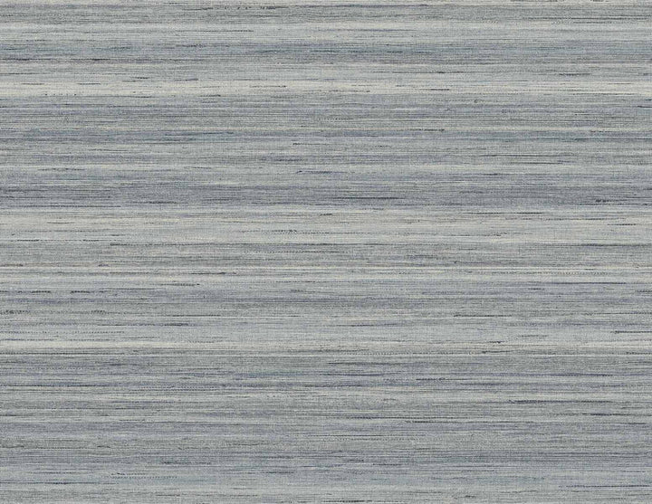 Meiya Slate Blue by Seabrook Wallpaper Linen & Silk Textures United States 60.75 20.87" 27" - Fabric Carolina -