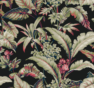 Mystic Isle Black Wallpaper by Ronald Redding