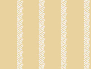 Braided Stripe Yellow Wallpaper by Ronald Redding