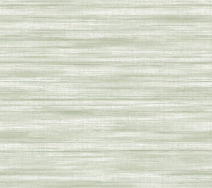 Brushed Linen Green Wallpaper by Ronald Redding