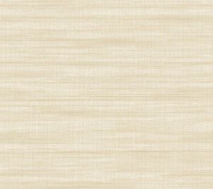 Brushed Linen Ivory Wallpaper by Ronald Redding