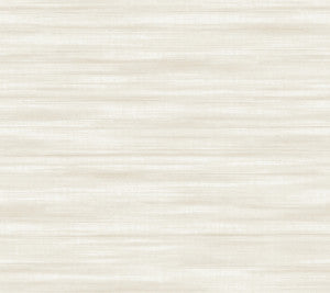 Brushed Linen White Wallpaper by Ronald Redding
