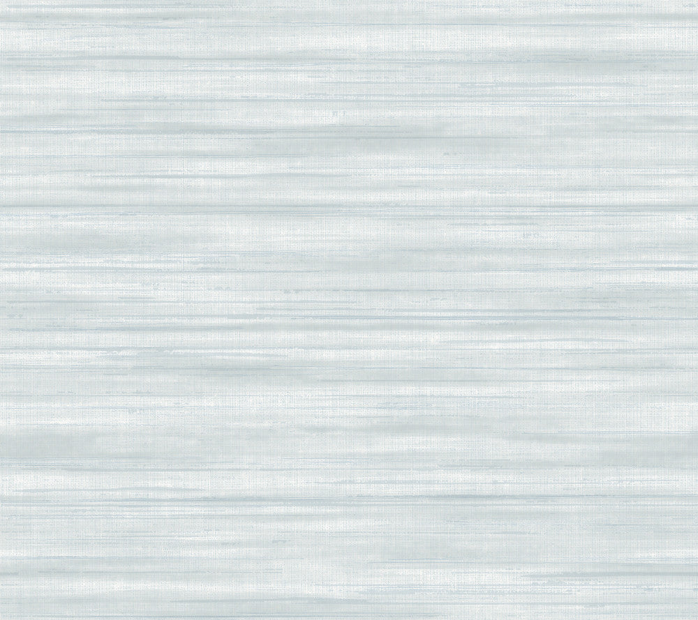 Brushed Linen Light Blue Wallpaper by Ronald Redding Classics Covers about 60.8 square feet 27-in by 27-ft long roll Unpasted 24 - Fabric Carolina -