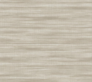 Brushed Linen Taupe Wallpaper by Ronald Redding