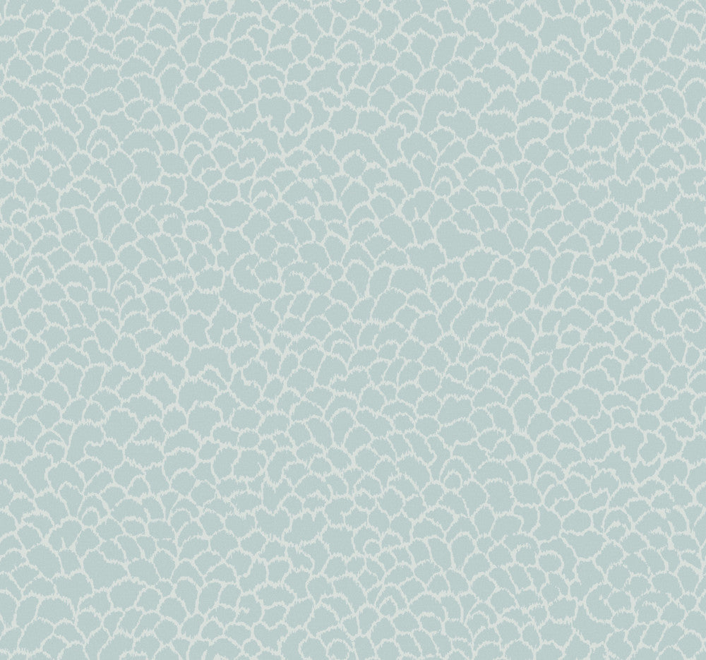 Nadie Blue Wallpaper by Ronald Redding Classics Covers about 60.8 square feet 27-in by 27-ft long roll Unpasted 25.25 - Fabric Carolina -
