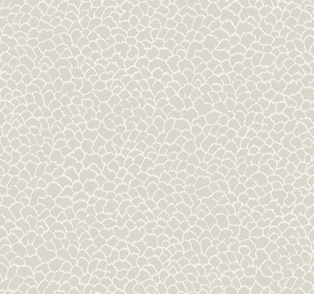 Nadie Grey Wallpaper by Ronald Redding Classics Covers about 60.8 square feet 27-in by 27-ft long roll Unpasted 25.25 - Fabric Carolina -
