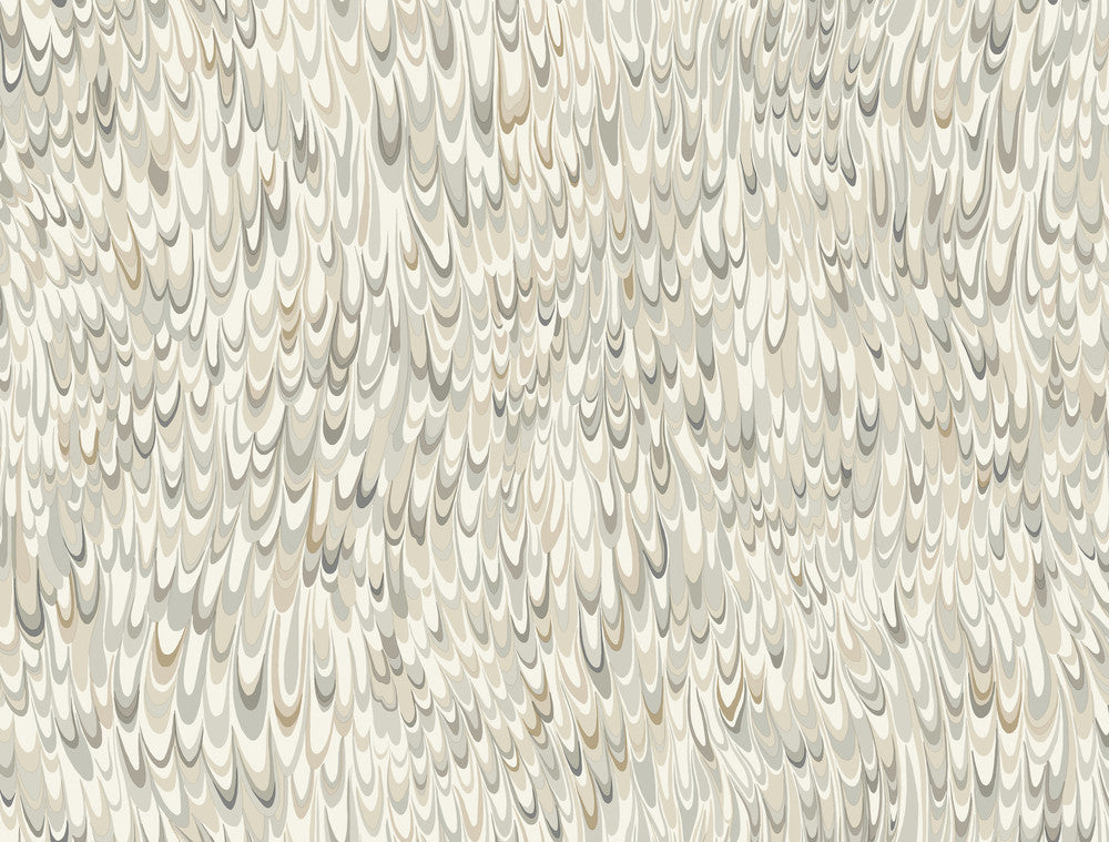 Aslan Neutral Wallpaper by Ronald Redding Classics Covers about 60.8 square feet 27-in by 27-ft long roll Unpasted 20.5 - Fabric Carolina -