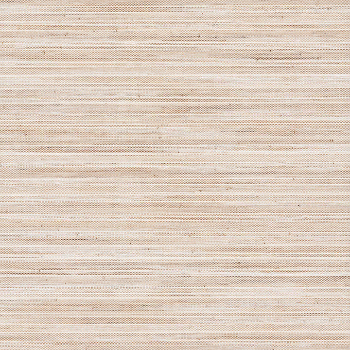 Marled Abaca White Wallpaper by Ronald Redding Grasscloth & Natural Resource Covers about 72 square feet 36-in by 24-ft long roll Unpasted 0 - Fabric Carolina -