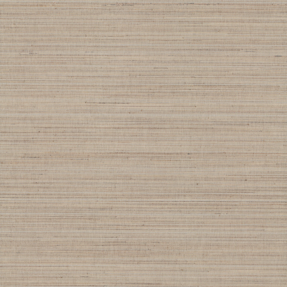 Marled Abaca Taupe Wallpaper by Ronald Redding Grasscloth & Natural Resource Covers about 72 square feet 36-in by 24-ft long roll Unpasted 0 - Fabric Carolina -