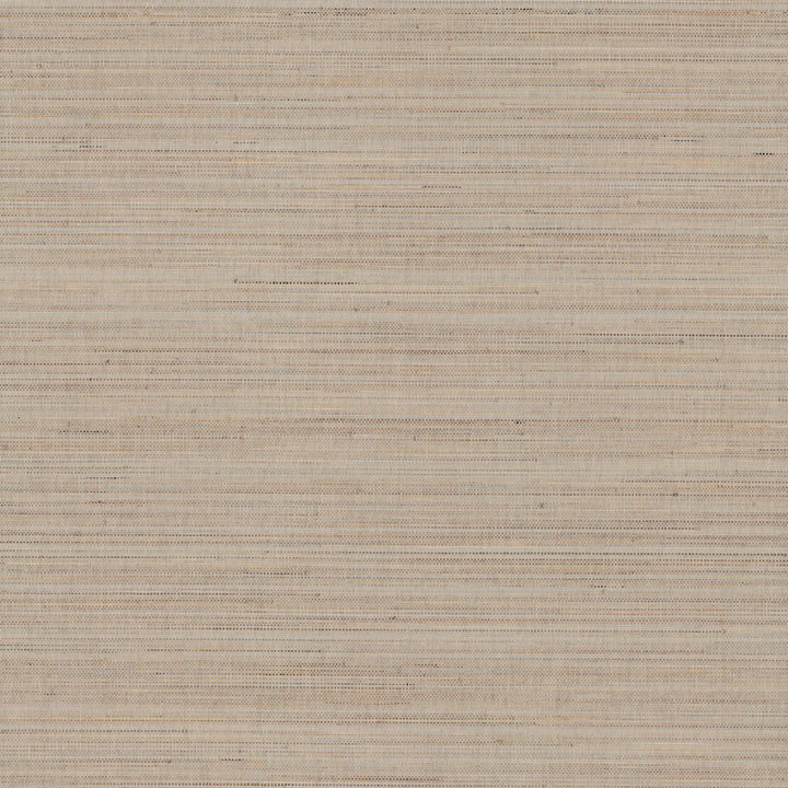 Marled Abaca Taupe Wallpaper by Ronald Redding Grasscloth & Natural Resource Covers about 72 square feet 36-in by 24-ft long roll Unpasted 0 - Fabric Carolina -