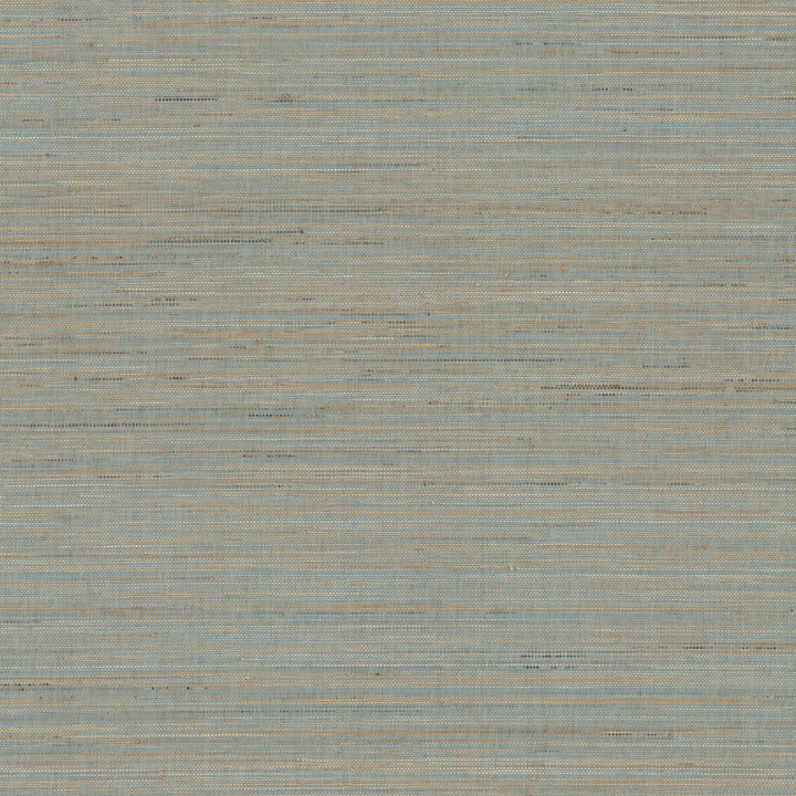 Marled Abaca Spruce Wallpaper by Ronald Redding Grasscloth & Natural Resource Covers about 72 square feet 36-in by 24-ft long roll Unpasted 0 - Fabric Carolina -