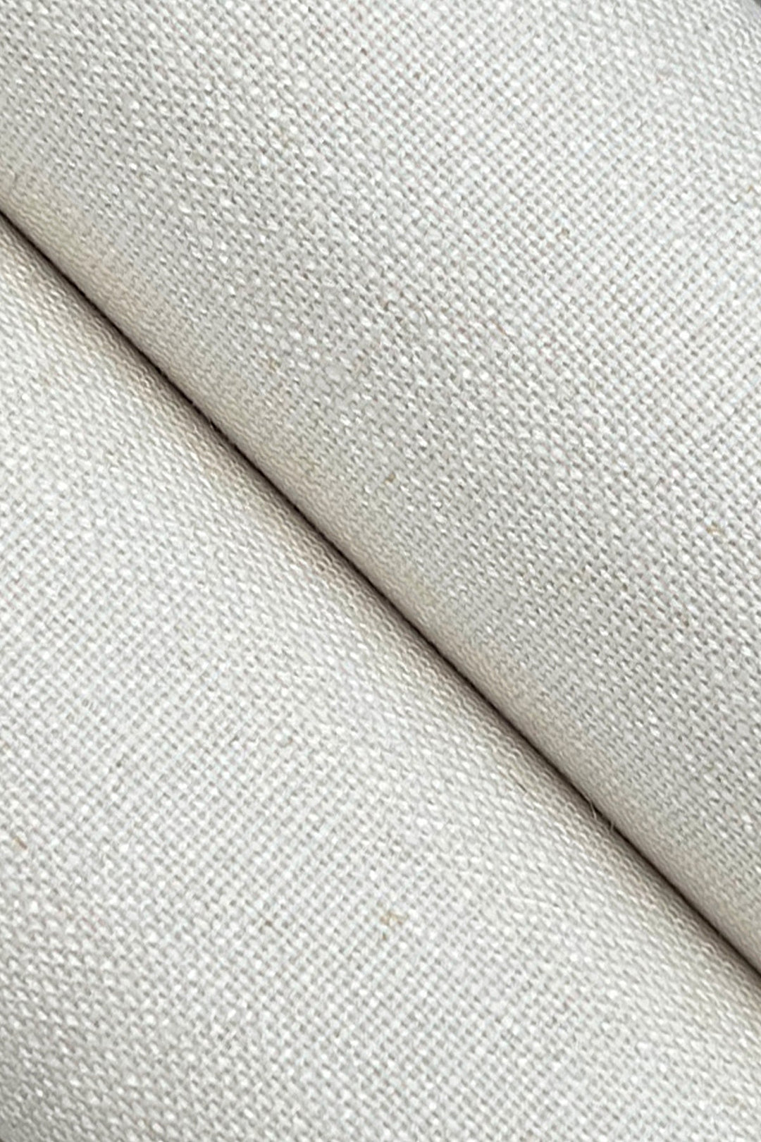Classic Linen White Wallpaper by Ronald Redding Designer