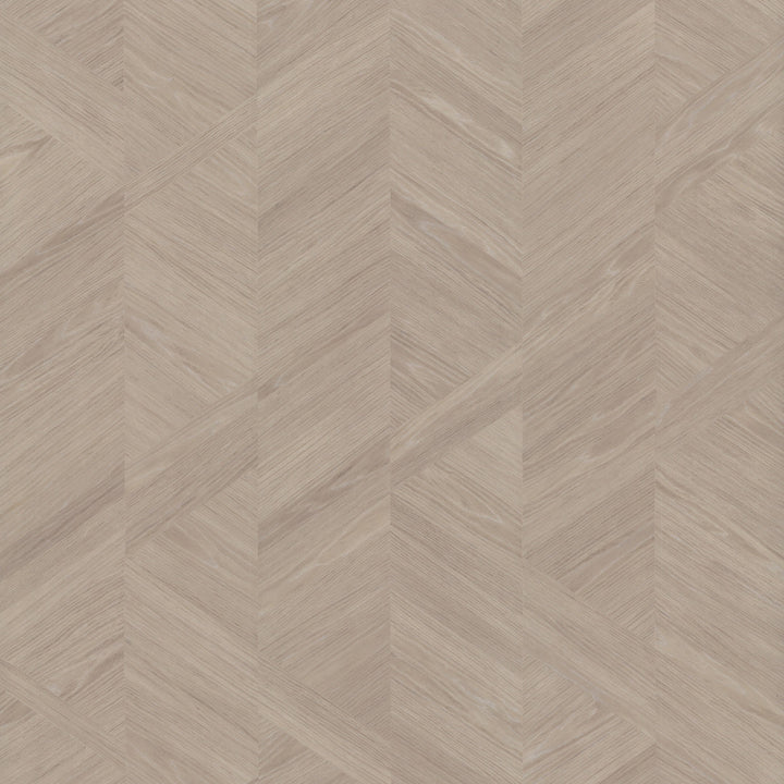 Interlocking Wood Taupe Wallpaper by Ronald Redding Grasscloth & Natural Resource Covers about 72 square feet 36-in by 24-ft long roll Unpasted 0 - Fabric Carolina -