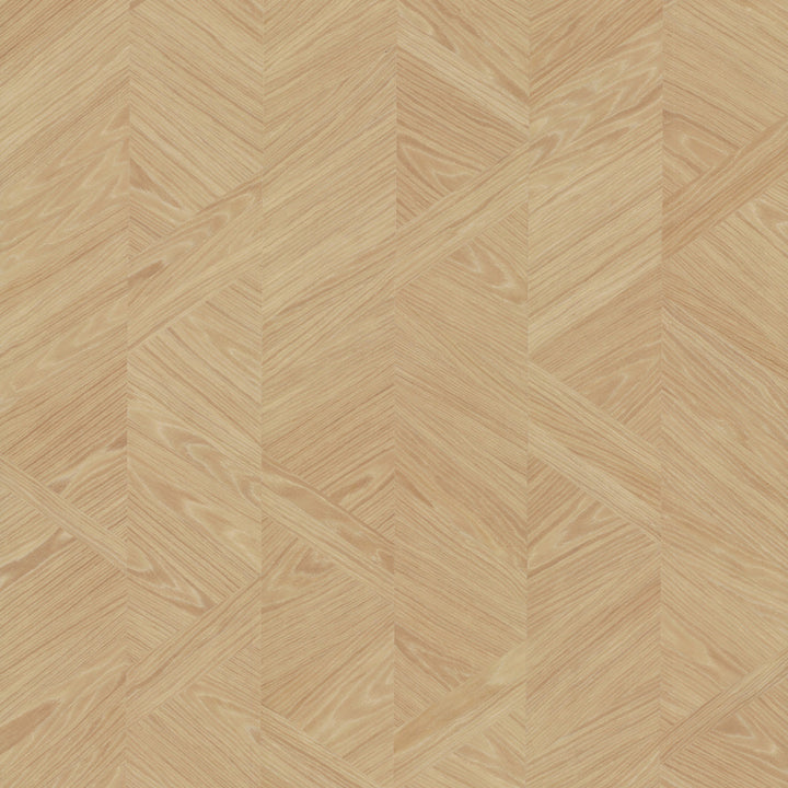 Interlocking Wood Oak Wallpaper by Ronald Redding Grasscloth & Natural Resource Covers about 72 square feet 36-in by 24-ft long roll Unpasted 0 - Fabric Carolina -