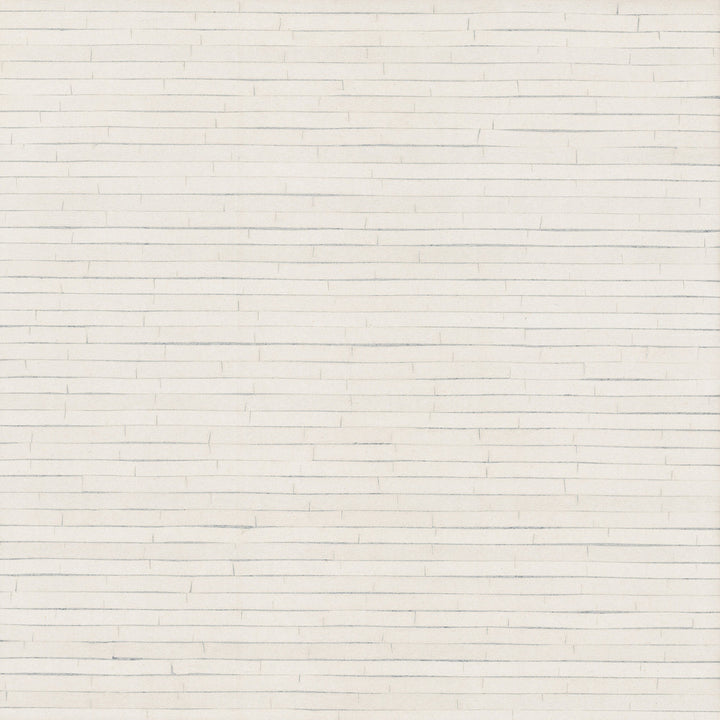 Handcrafted Shimmering Paper White Wallpaper by Ronald Redding Grasscloth & Natural Resource Covers about 72 square feet 36-in by 24-ft long roll Unpasted 0 - Fabric Carolina -