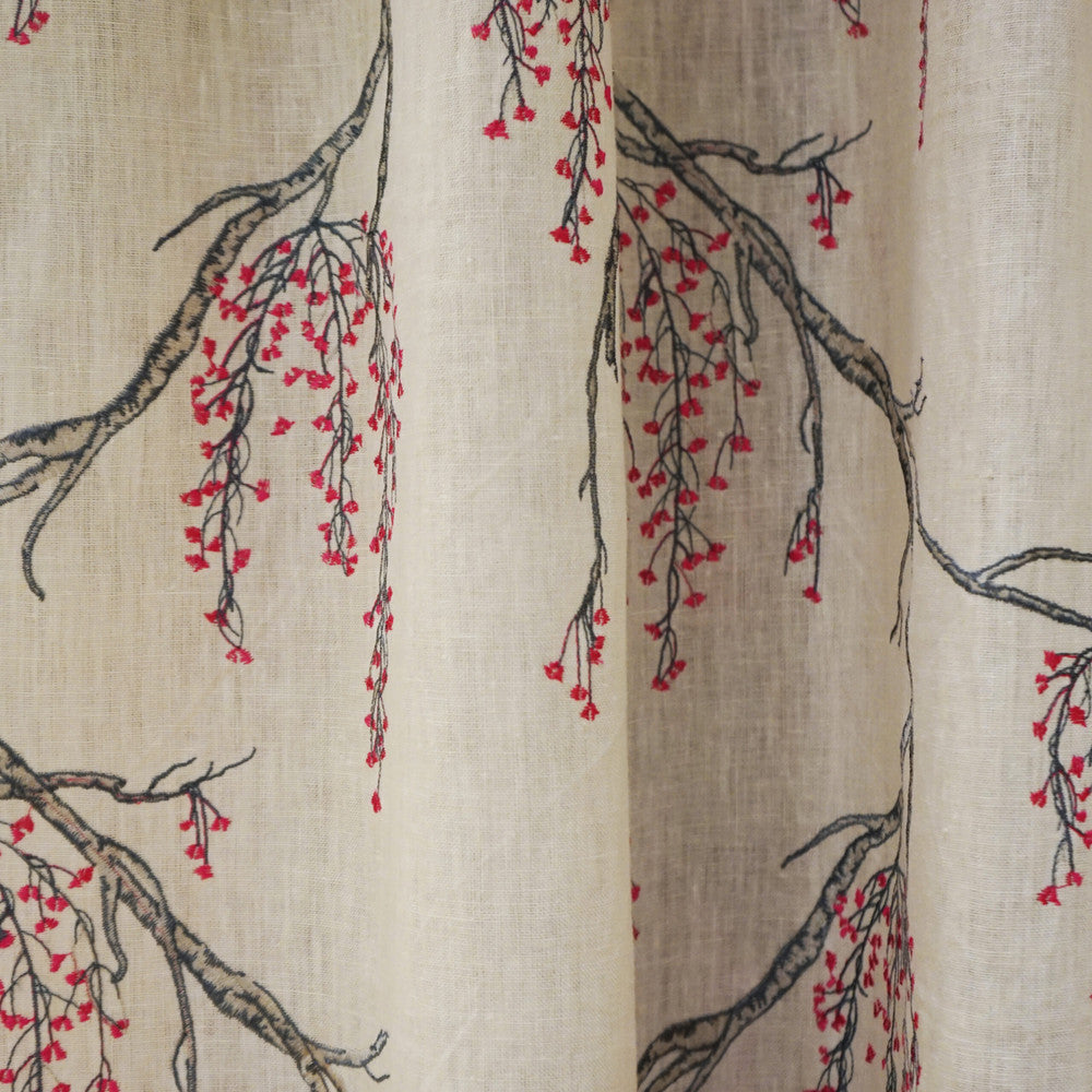 GWENDOLINE 44SJ101 by JF Designer Fabric JF Studio 80% Linen, 18% Viscose, 2% Cotton India  Horizontal: 26 and Vertical: 15 54  - Swanky Fabrics -